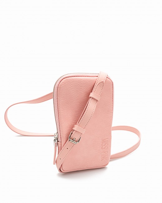 Bolso Porta Teléfono Rosa -...