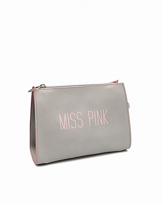 Neceser Rectangular Gris - Mia