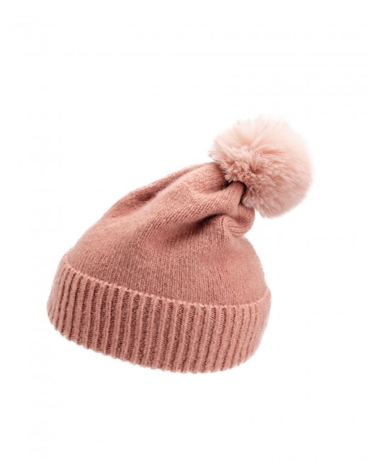 Gorro de Punto Rosa