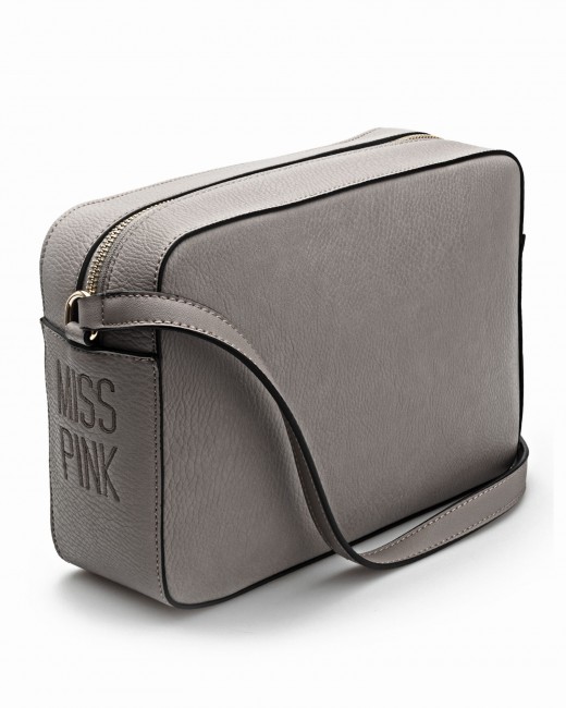 Bolso Bandolera Gris -...