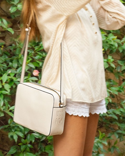 Bolso Bandolera Beige -...