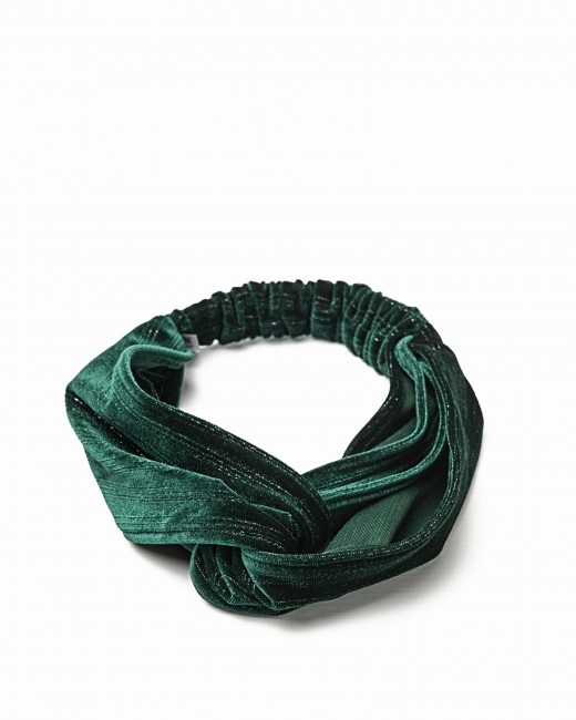 Turbante Terciopelo Verde