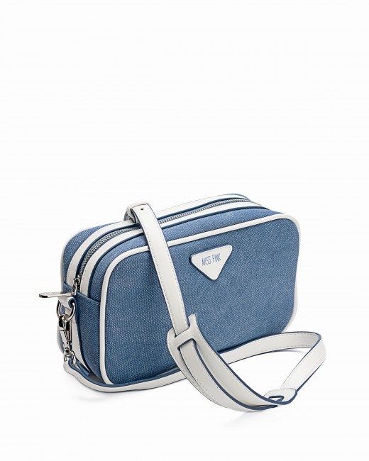 Bolso Bandolera Denim -...